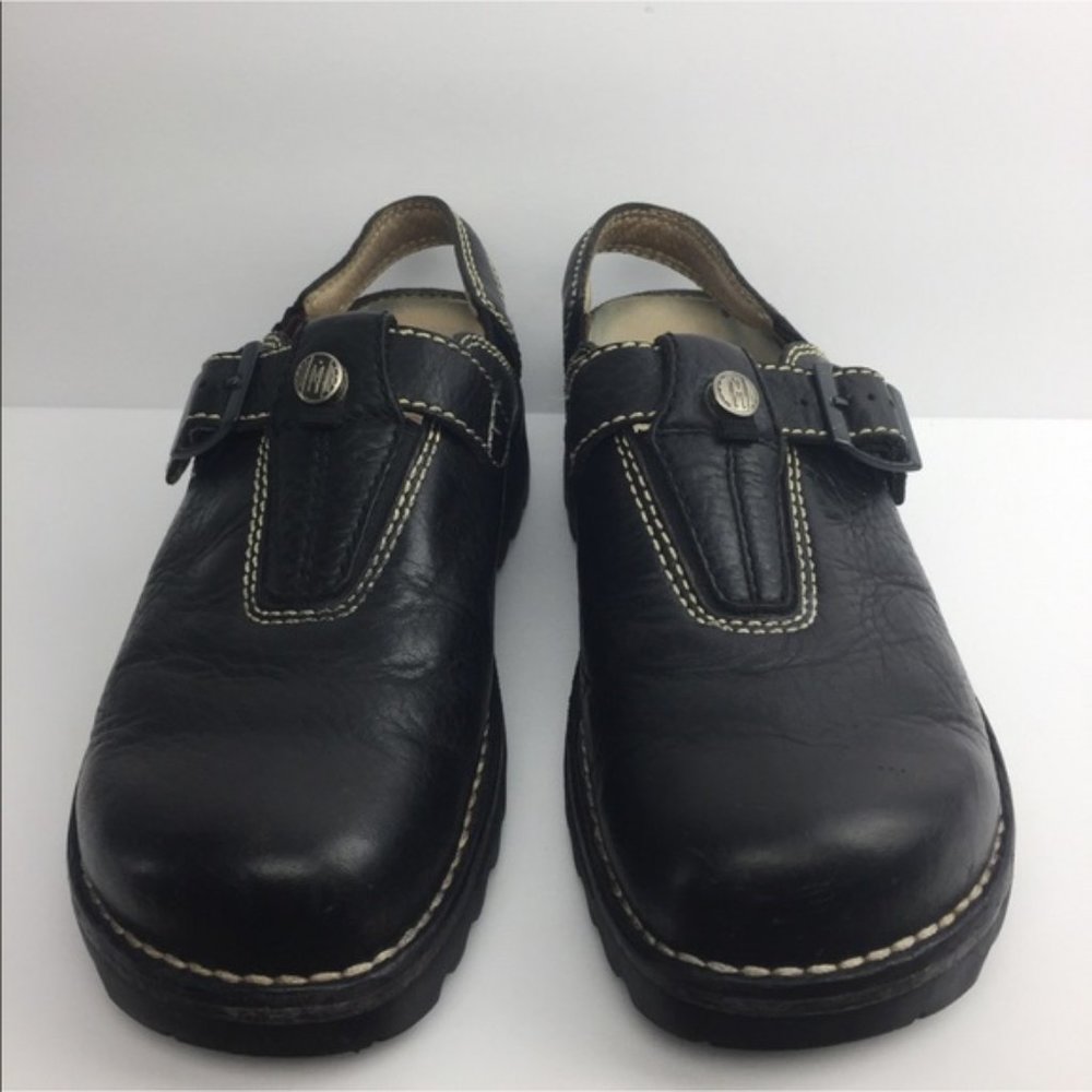Mozo Black Leather Mary Janes 8.5M